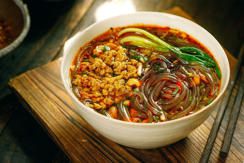 雞蛋青菜麵