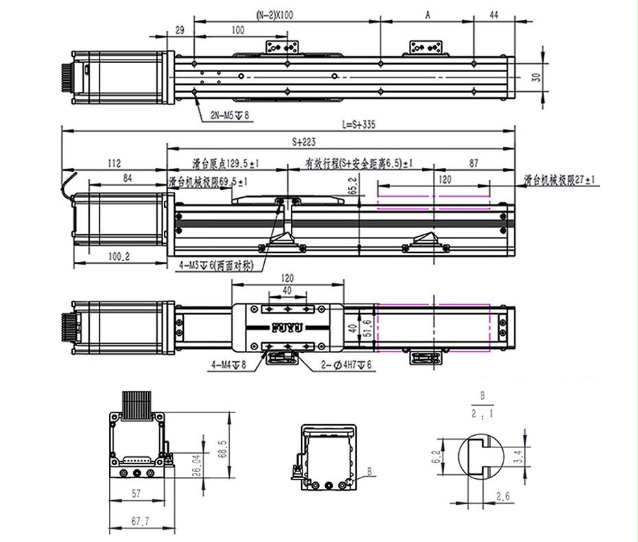 一體式直線模組
