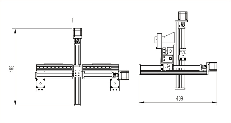 定製龍門滑台圖紙