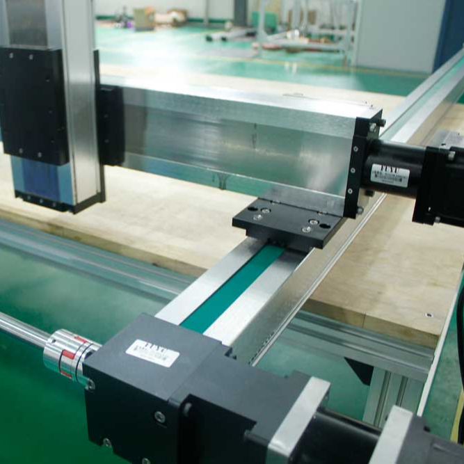 長行程（chéng）皮帶及絲杆混搭（dā）龍門三軸滑台-非標定製