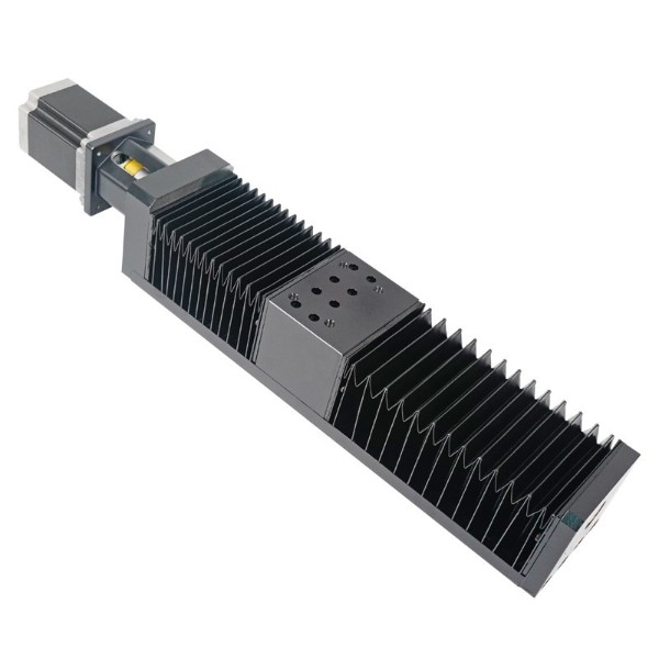 FSK80直（zhí）線模組帶風琴罩防塵絲杆滑台