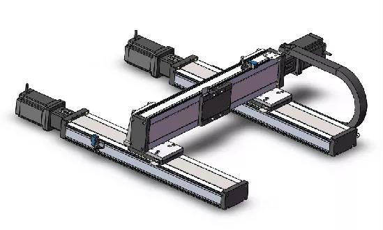 兩軸工字型直線模組