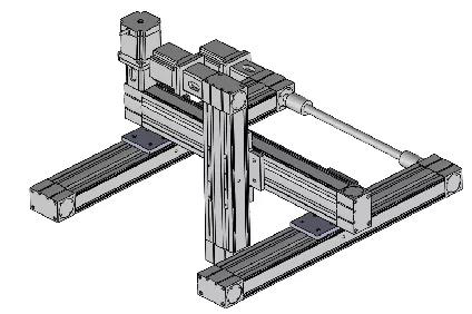 龍門式（shì）三軸（zhóu）滑台