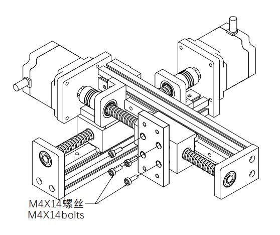 懸臂式三軸（zhóu）滑台